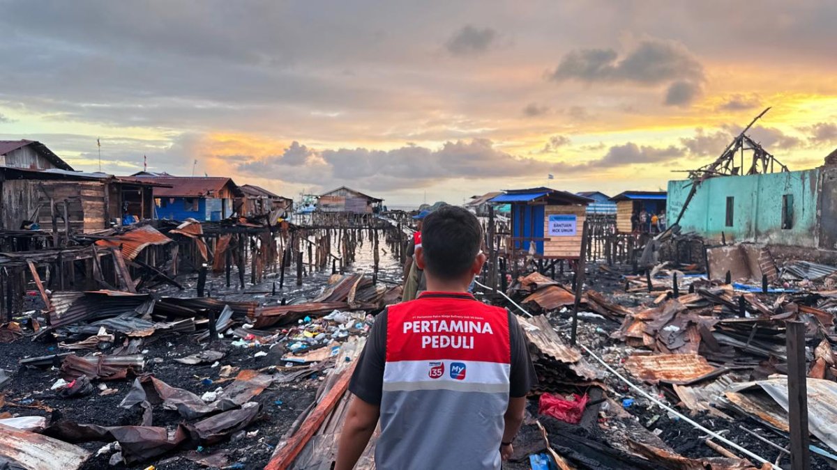 Gandeng Generasi Muda, Kilang Kasim Ringankan Duka Kebakaran Sorong 
