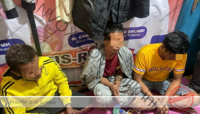 Polres Jayawijaya Bekuk Lima Pelaku Penyelundup 11,22 Gram Sabu