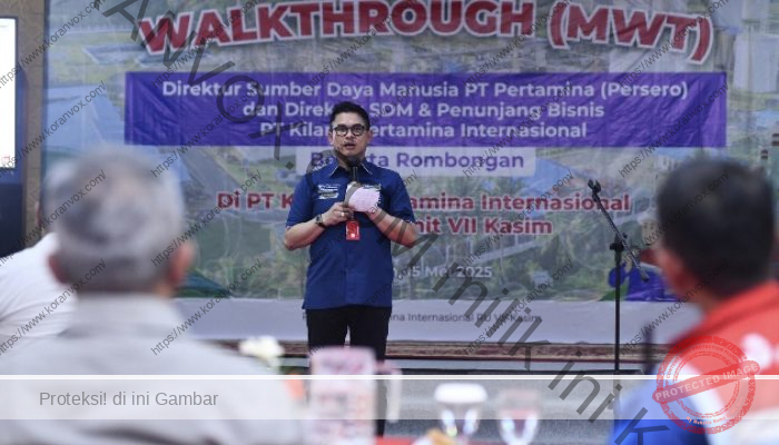 Perkuat Ketahanan Energi Timur, Direktur SDM Pertamina Tinjau Kilang Kasim di Sorong