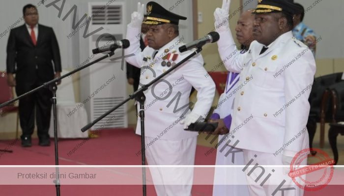 Pesan Gubernur Papua Tengah bagi Bupati – Wakil Bupati Puncak Jaya Definitif