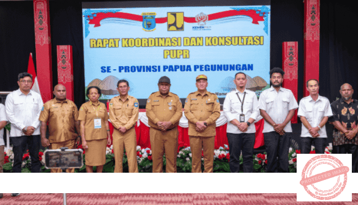 Papua Pegunungan Rakor Satukan Perencanaan Infrastruktur, Optimalkan Dana Pusat