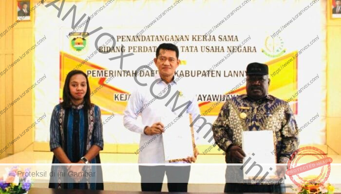Kejari Jayawijaya dan Pemkab Lanny Jaya Kerja Sama Bidang Perdata dan Tata Usaha