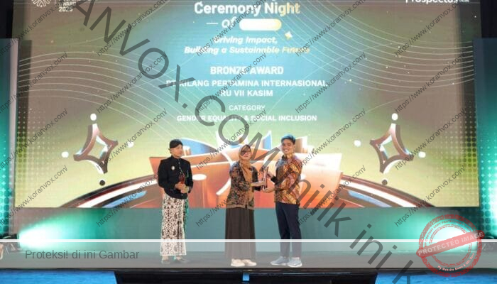 Wujudkan Perempuan Adat Berkarya, RU VII Kasim Raih Penghargaan Gender Equality