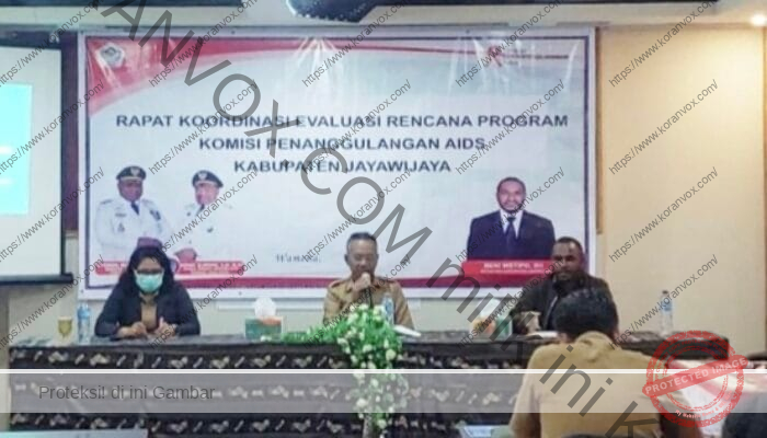 KPA Jayawijaya Gelar Rapat Evaluasi Program, Fokus Penanganan ODHA dan Kolaborasi Lintas Sektor
