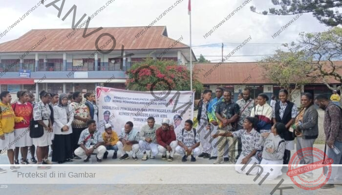 KPA Jayawijaya Gencar Sosialisasikan HIV/AIDS Bagi Pelajar SMA