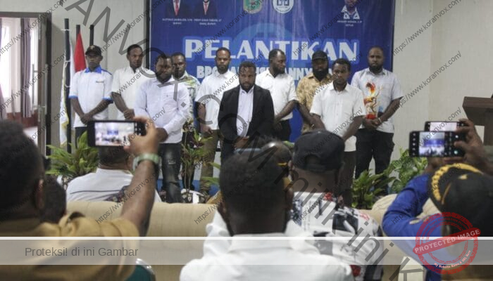 Hengki Wenda Resmi Pimpin Gapensi Lanny Jaya 2025-2030