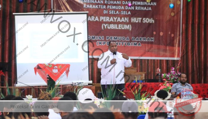 Bupati Athenius Murip Motivasi Pemuda GKII Lewat Kisah Pelayanan Pribadi