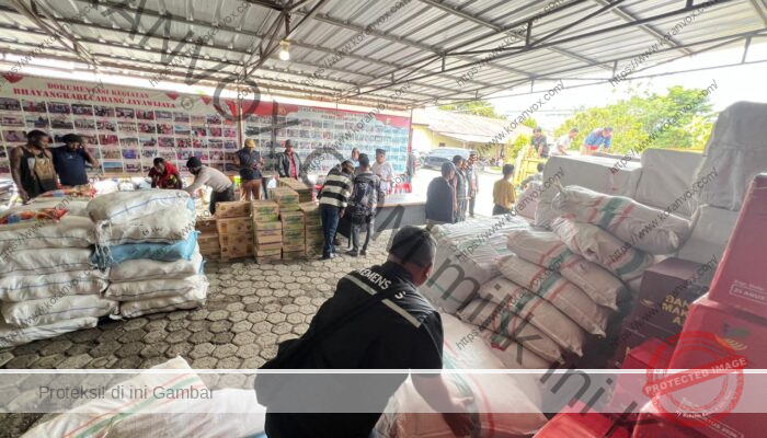Kemensos RI Mulai  Salurkan Bantuan Logistik Pasca Kerusuhan Yalimo