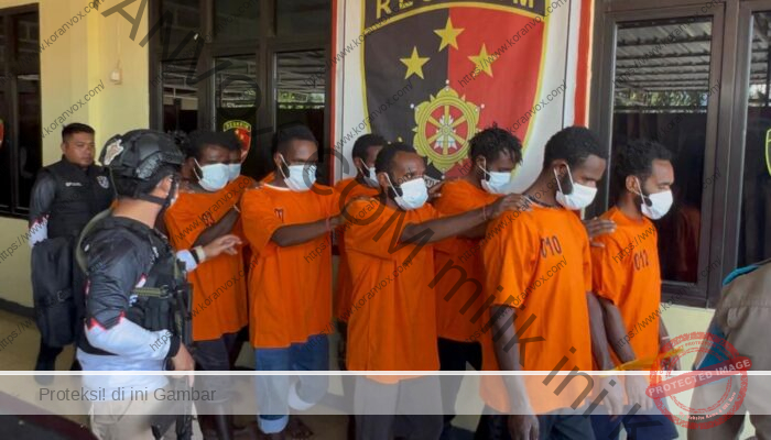 Polres Jayawijaya Tangkap 12 Tersangka Curas hingga Curanmor. Apa Peran Mereka?