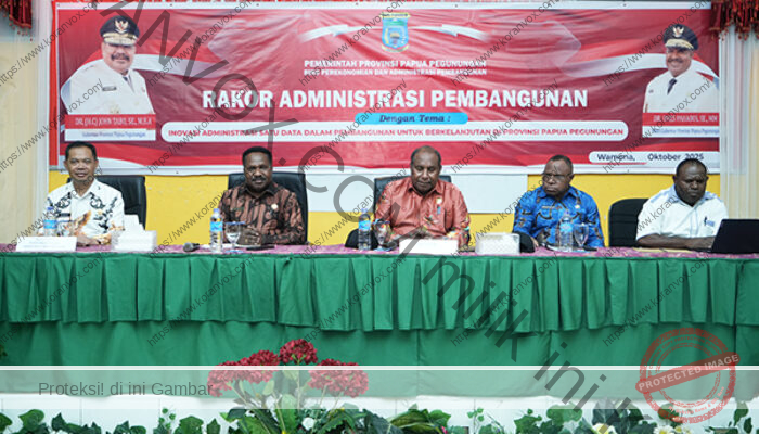 Papua Pegunungan Rakor Perkuat Pembangunan Satu Data