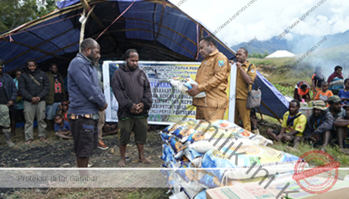 Pemprov Papua Pegunungan Distribusi Bantuan untuk 23 Korban Bencana di Nduga