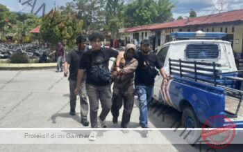 Mengintai Dua Jam, Polres Jayawijaya  Tangkap Pelaku Curas Sadis Bisibi Elopere