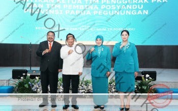 Anggieta Bestari Tabo Resmi Dilantik sebagai Ketua TP-PKK Papua Pegunungan
