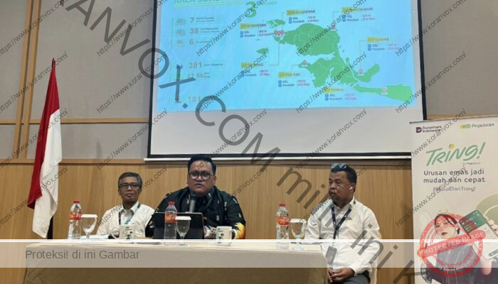 Pegadaian Area Sorong Catat OSL Rp1,87 Triliun, Masuk Tiga Besar Selindo