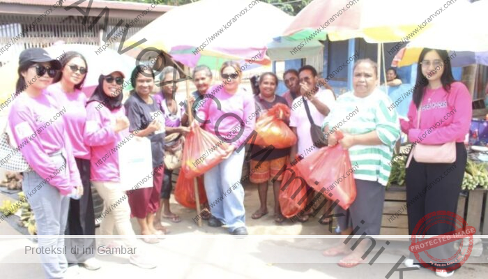 Kepedulian Jurnalis Perempuan, FJPI PBD Berbagi untuk Mama-Mama Papua