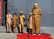 Gubernur John Tabo Tegaskan Penertiban ASN dan Evaluasi Kinerja OPD di Apel Kedua