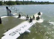 Pesawat Smart Air Jatuh di Nabire, Kendala Teknis Diduga Jadi Pemicu Kecelakaan