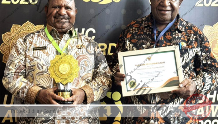 Pemprov Papua Pegunungan Raih Penghargaan  UHC Award Nasional 2026, Bukti Layanan Kesehatan Prioritas