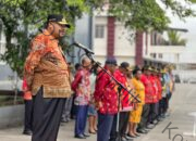 Kehadiran ASN Belum Capai 50%,  Gubernur John Tabo Beri Teguran Keras saat Apel