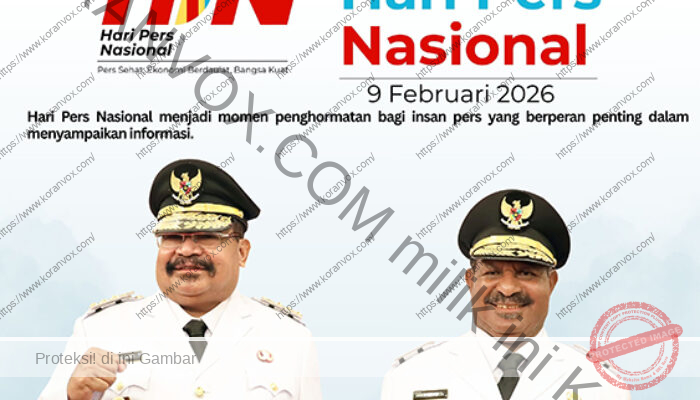 Gubernur Papua Pegunungan : Selamat Hari Pers Nasional 2026, Jadi Mitra Strategis Pembangunan Daerah