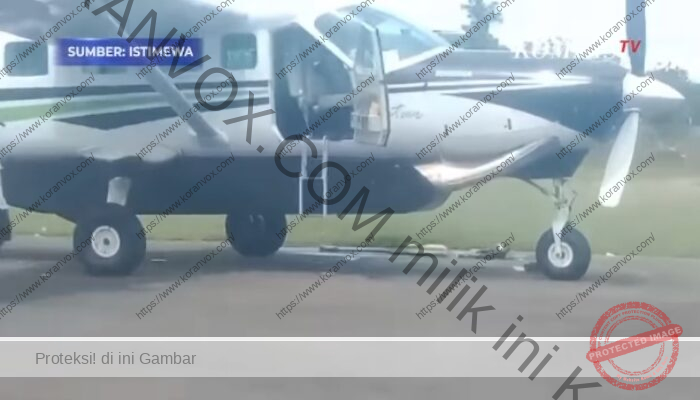 KKB Tembak Pesawat Smart Air di Lapter Korowai Boven Digoel, Pilot dan Kopilot Tewas